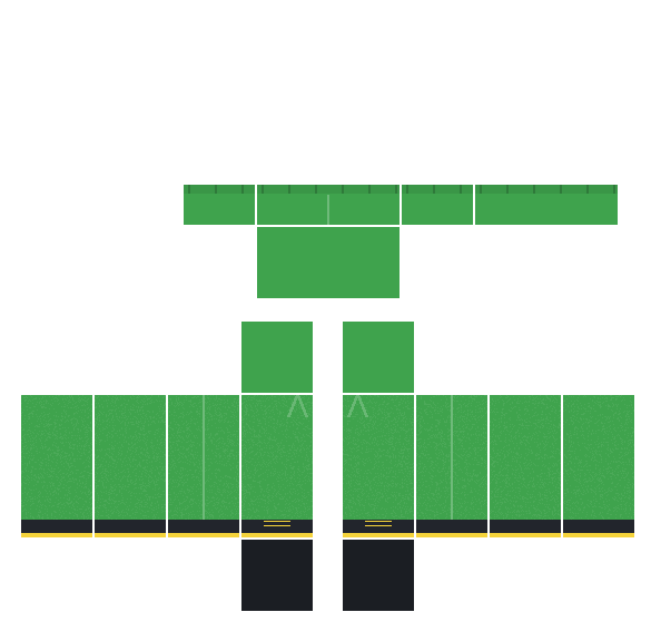 Noob Overalls Roblox pants template
