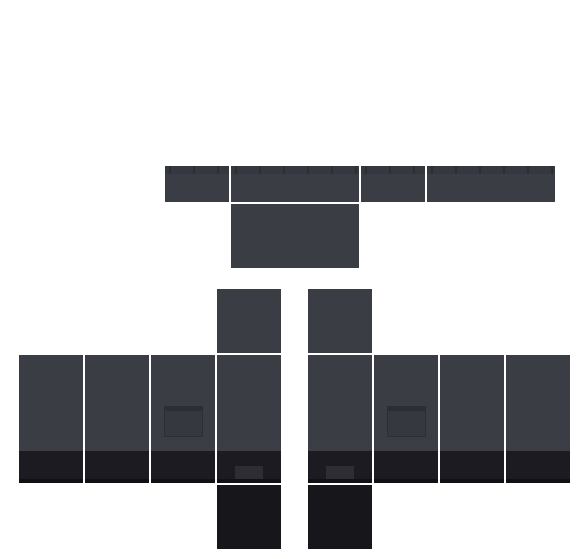 Puffer Vest Roblox pants template