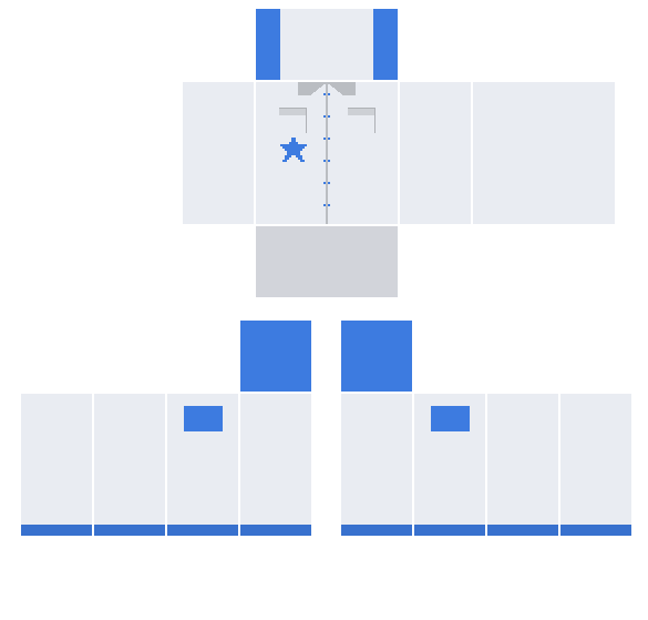 Astronaut Roblox shirt template