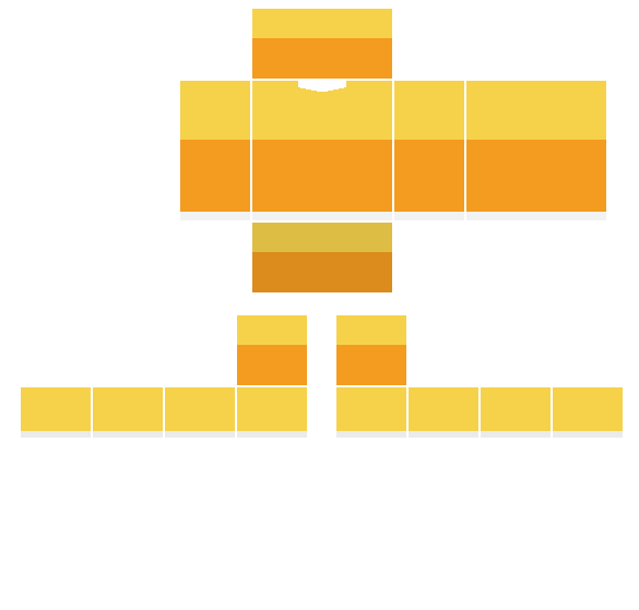 Candy Corn Tee Roblox shirt template