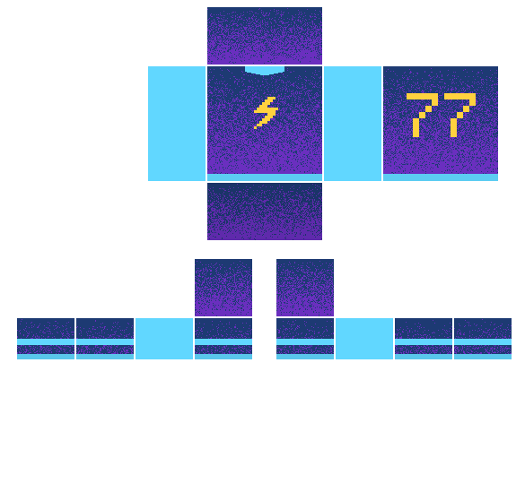 Lightning Jersey Roblox shirt template