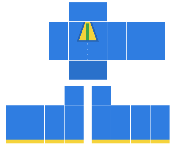 Noob in a Suit Roblox shirt template