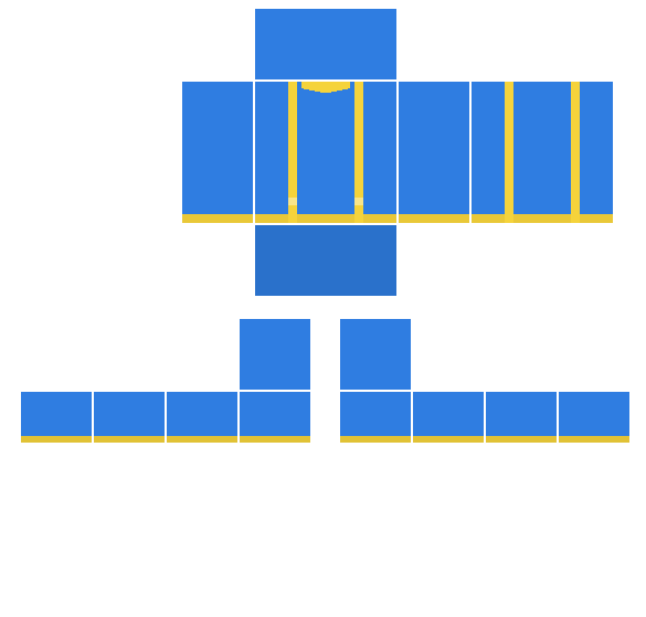 Noob Overalls Roblox shirt template
