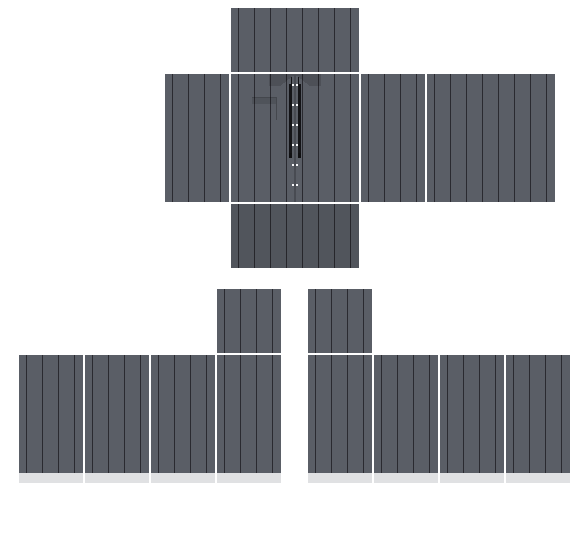 Pinstripe Grey Roblox shirt template