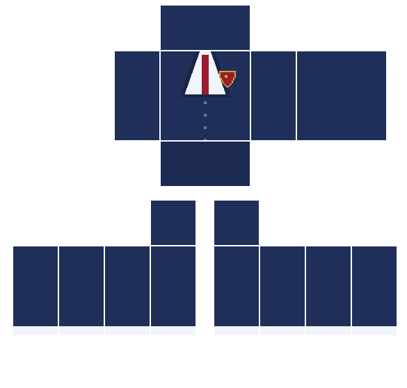 Pleated Skirt Uniform Roblox shirt template