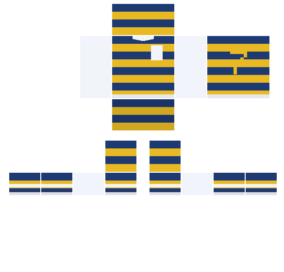 Rugby League Hoops Roblox shirt template
