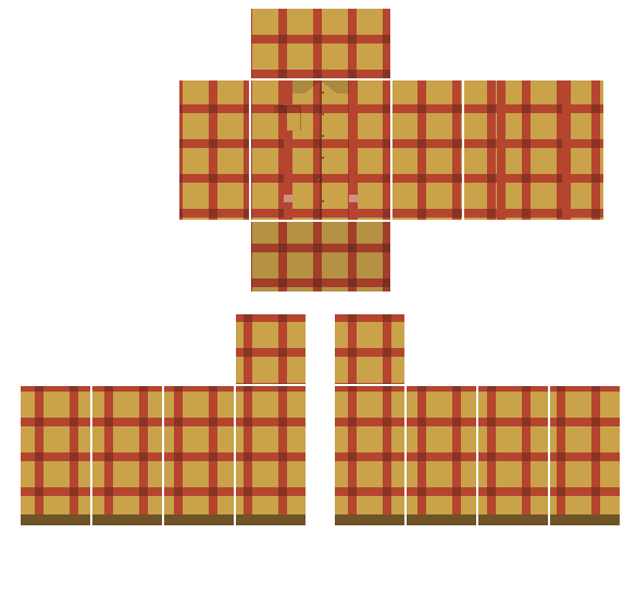 Scarecrow Overalls Roblox shirt template