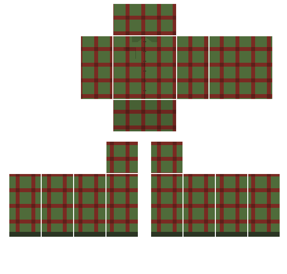 Zombie Flannel Roblox shirt template